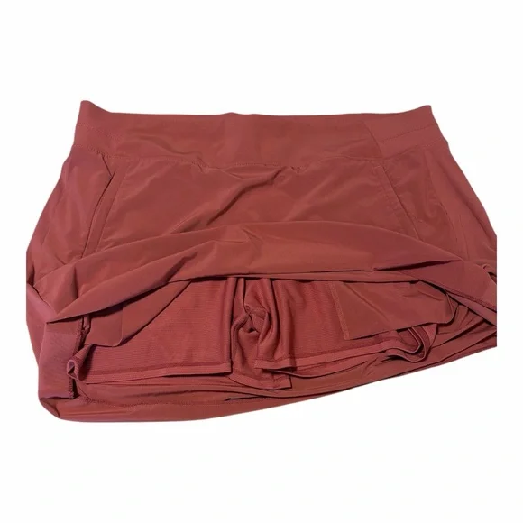 Athleta Dusty Rose Active Skort w/ Built-In Shorts | Size 22 LA1 - Picture 6 of 6